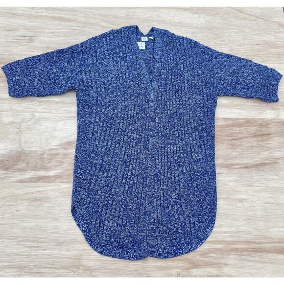 GAP for Good‎ Open Front Knit Cardigan Long Women's Blue Size: Small New Warm - Picture 1 of 4